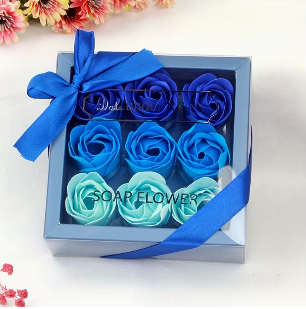 Luxurious 9-Piece Soap Rose Bouquet